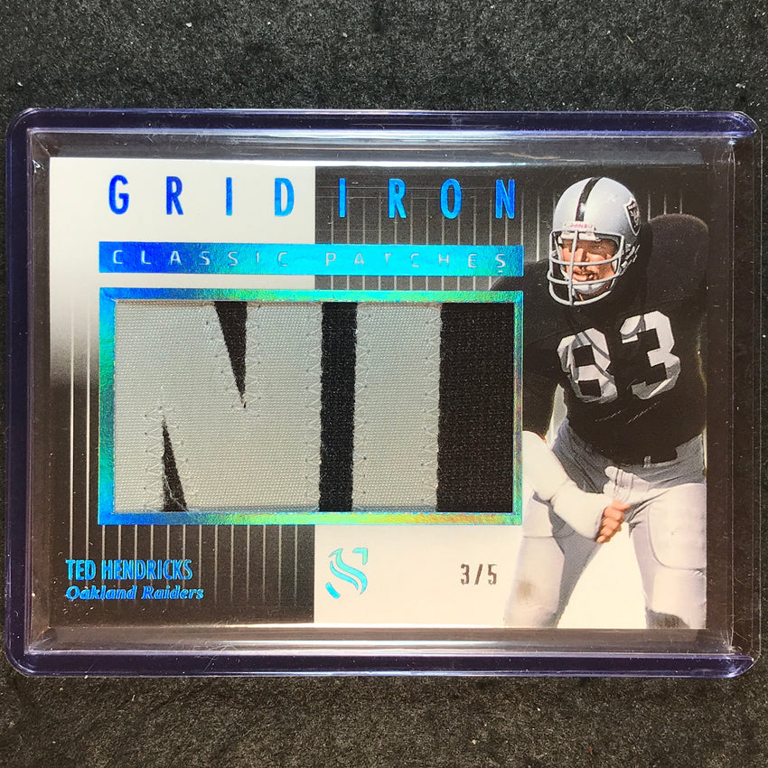 2025 Silhouette Football TED HENDRICKS Gridiron Classic Patches 3/5