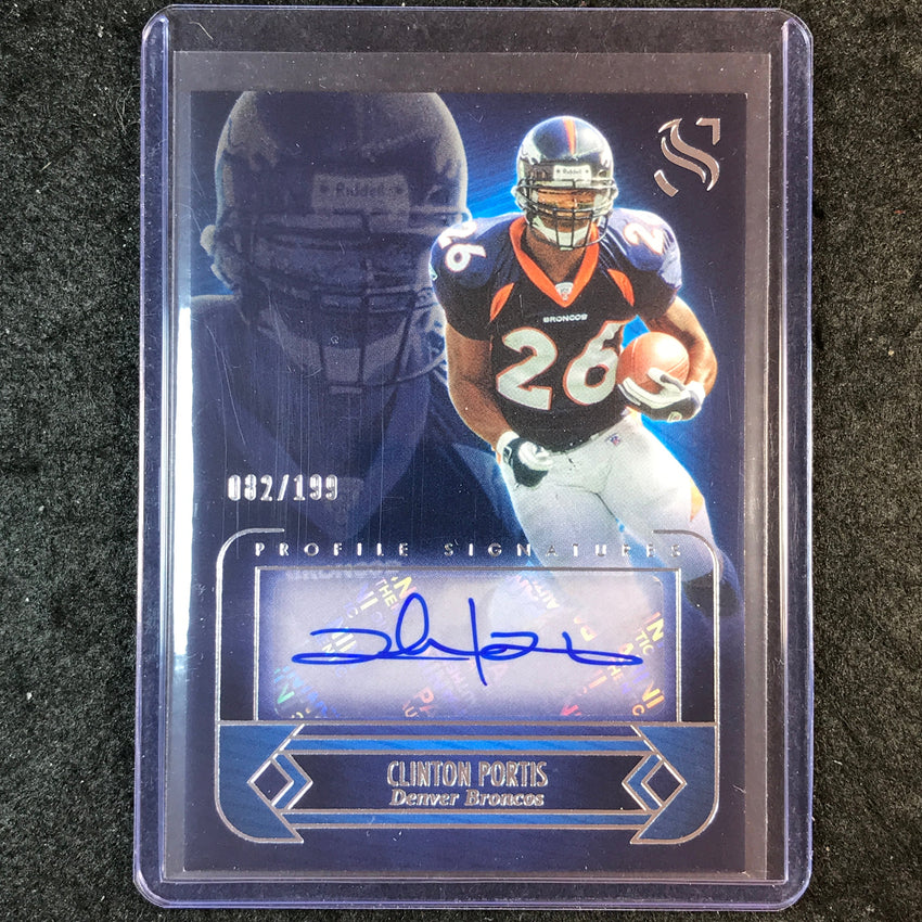 2025 Silhouette Football CLINTON PORTIS Profile Signatures Auto 82/199