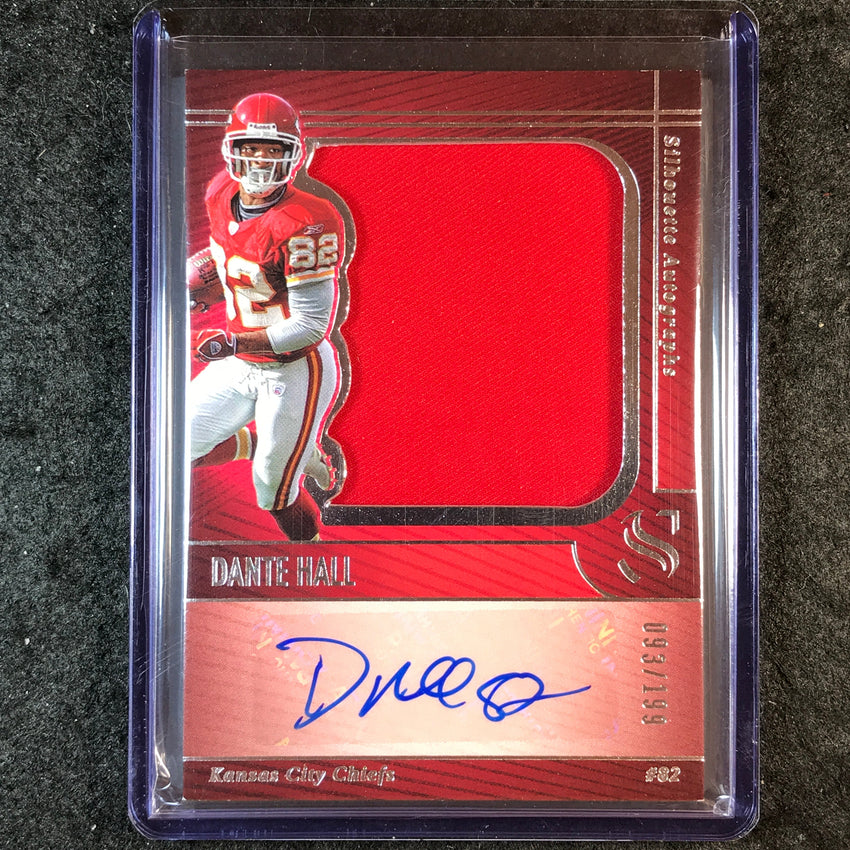 2025 Silhouette Football DANTE HALL Silhouette Jersey Auto 93/199