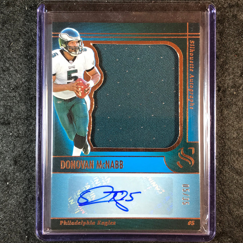 2025 Silhouette Football DONOVAN MCNABB Silhouette Jersey Auto Bronze 5/35