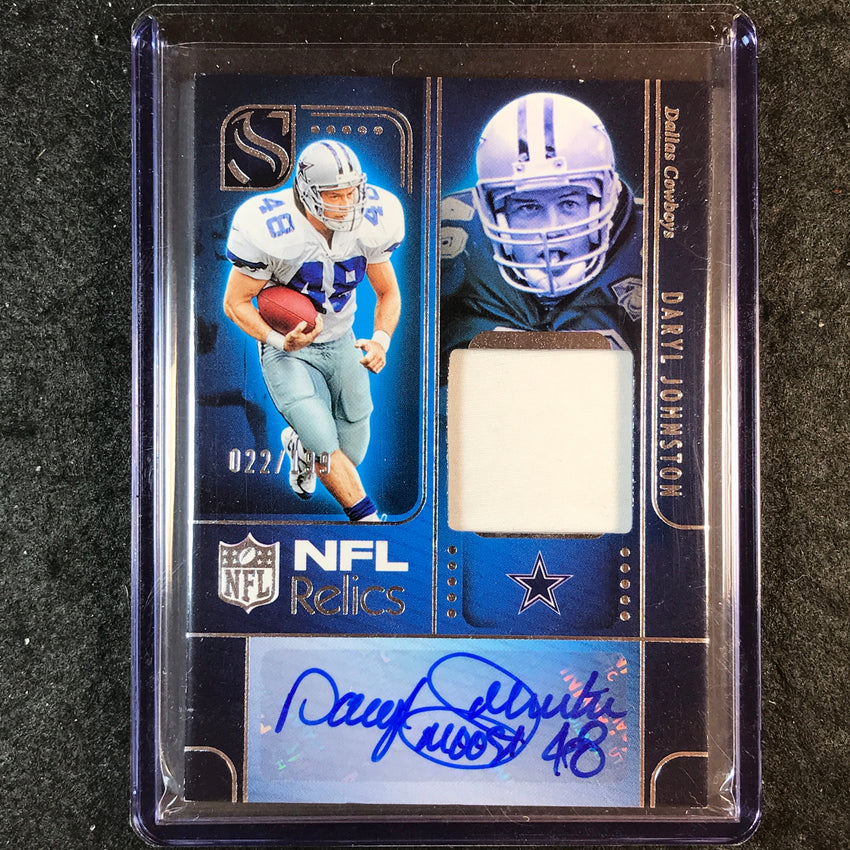 2025 Silhouette Football DARYL JOHNSTON NFL Relic Auto 22/199