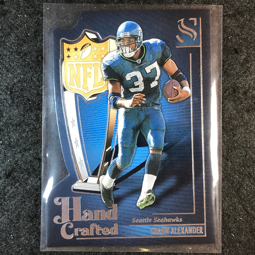 2025 Silhouette Football SHAUN ALEXANDER Hand Crafted MVP Base #3