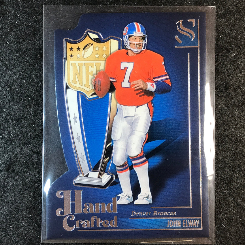 2025 Silhouette Football JOHN ELWAY Hand Crafted MVP Base #14