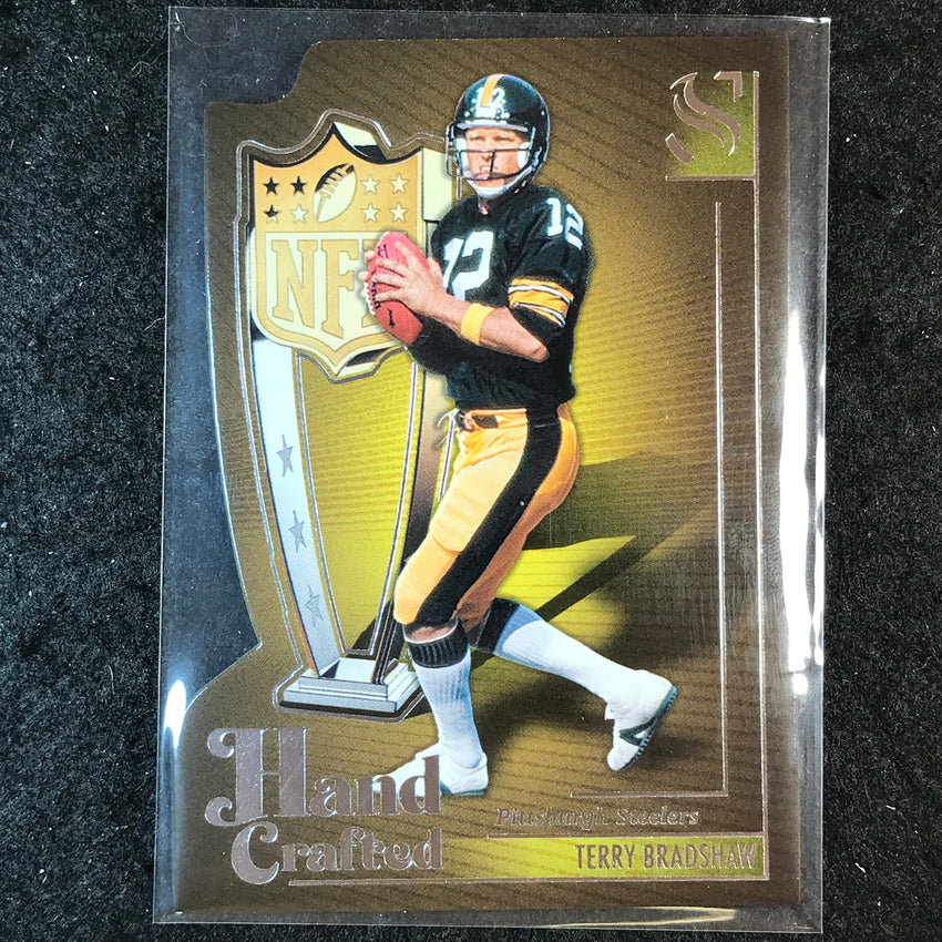2025 Silhouette Football TERRY BRADSHAW Hand Crafted MVP Base #19