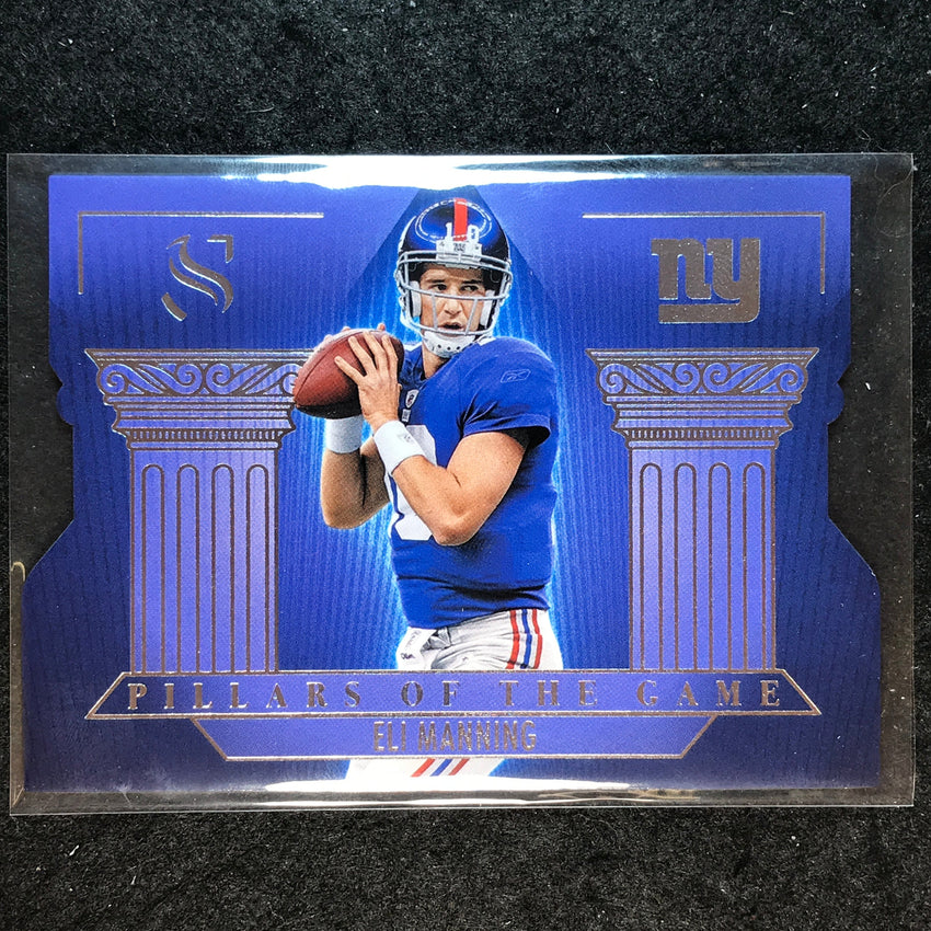 2025 Silhouette Football ELI MANNING Pillars of the Game Base #1