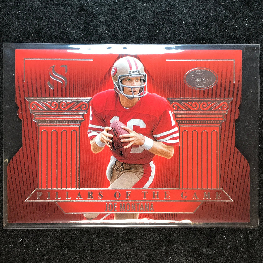2025 Silhouette Football JOE MONTANA Pillars of the Game Base #6