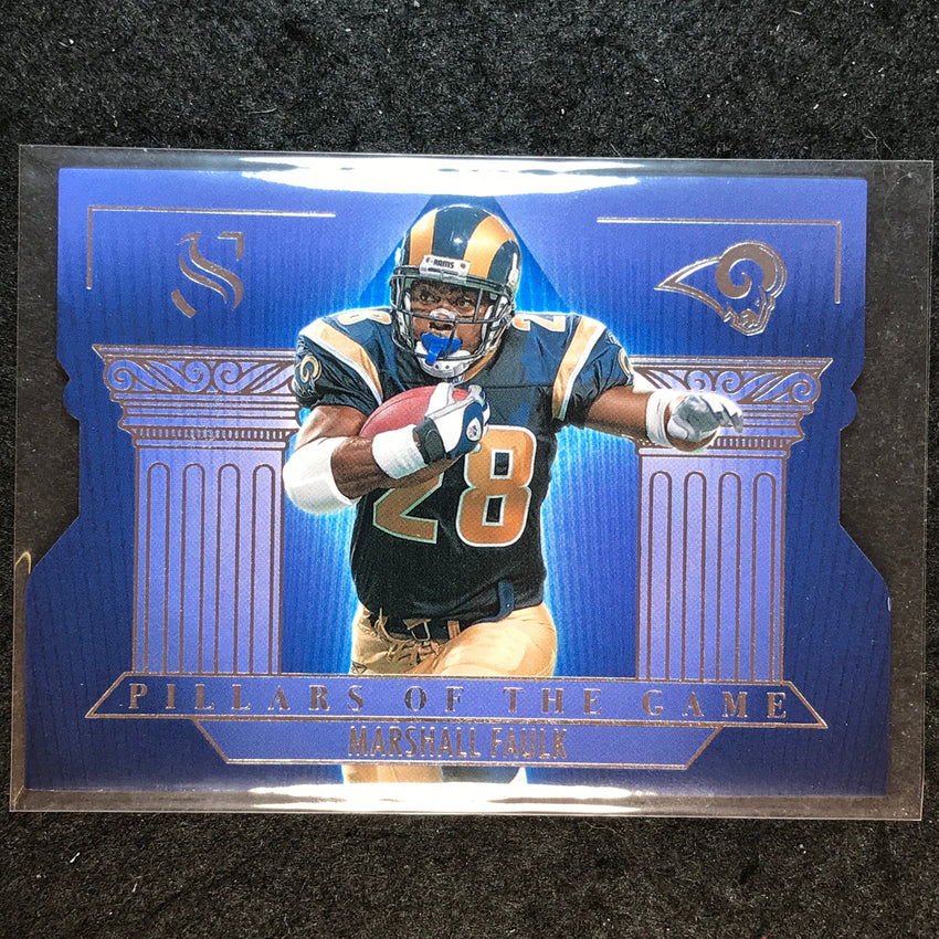 2025 Silhouette Football MARSHALL FAULK Pillars of the Game Base #12