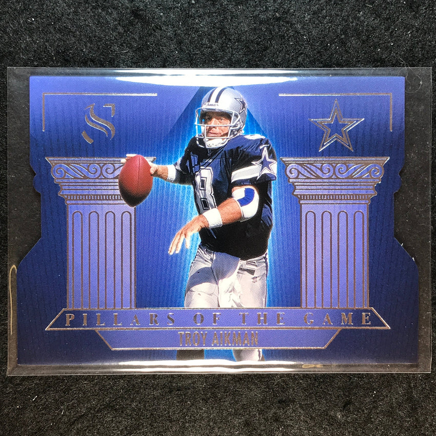 2025 Silhouette Football TROY AIKMAN Pillars of the Game Base #23