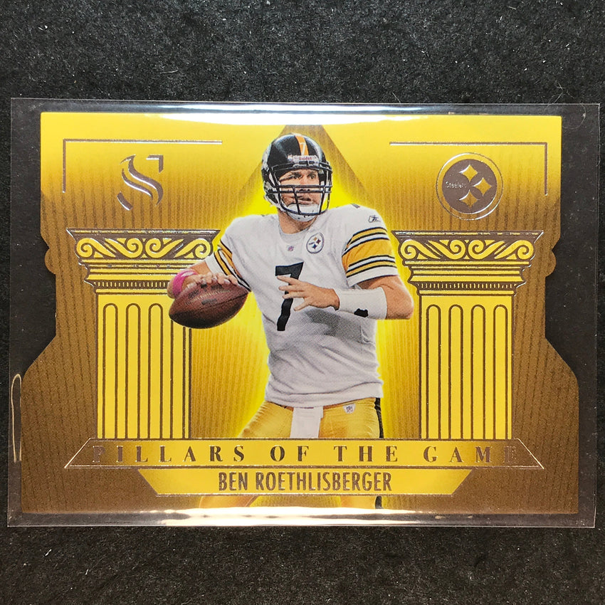2025 Silhouette Football BEN ROETHLISBERGER Pillars of the Game Base #30