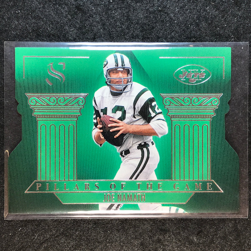 2025 Silhouette Football JOE NAMATH Pillars of the Game Base #33