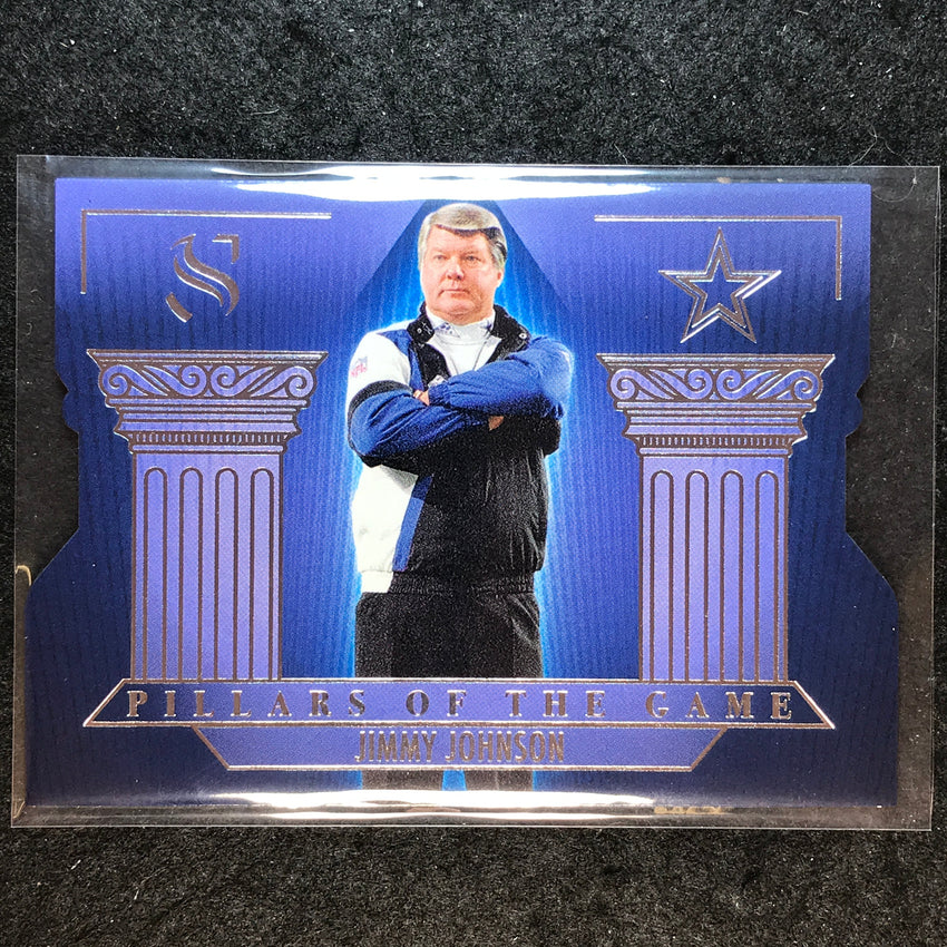 2025 Silhouette Football JIMMY JOHNSON Pillars of the Game Base #36