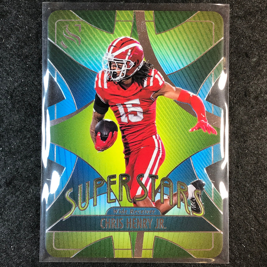 2025 Silhouette Football CHRIS HENRY JR. Superstars Die-Cut Base #12