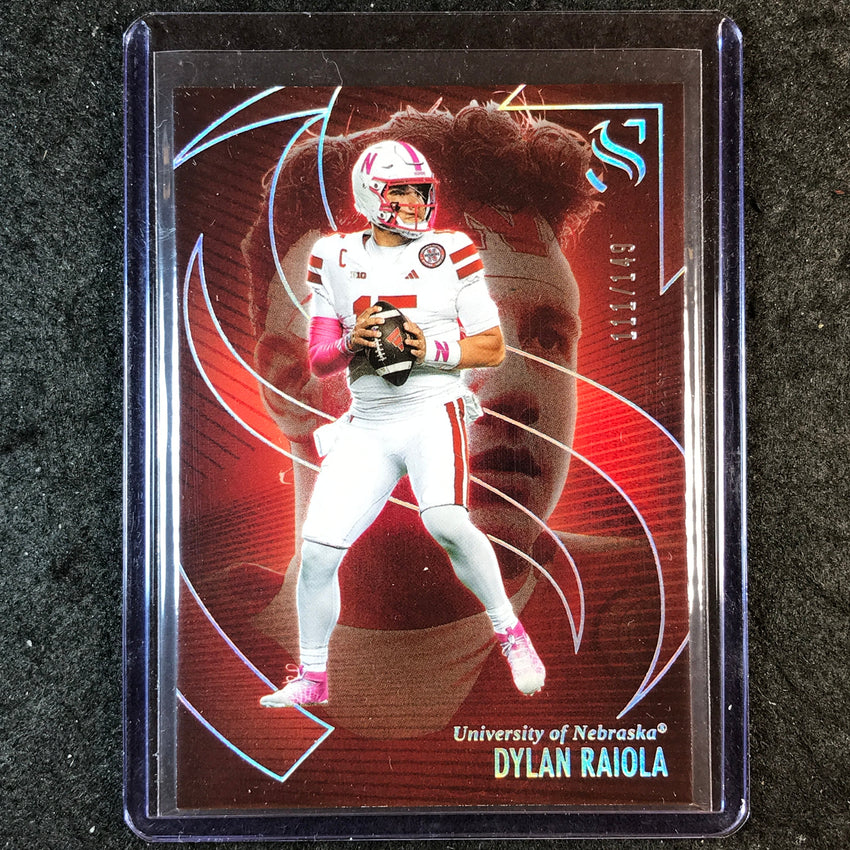 2025 Silhouette Football DYLAN RAIOLA Base Holo Silver 111/149 #1