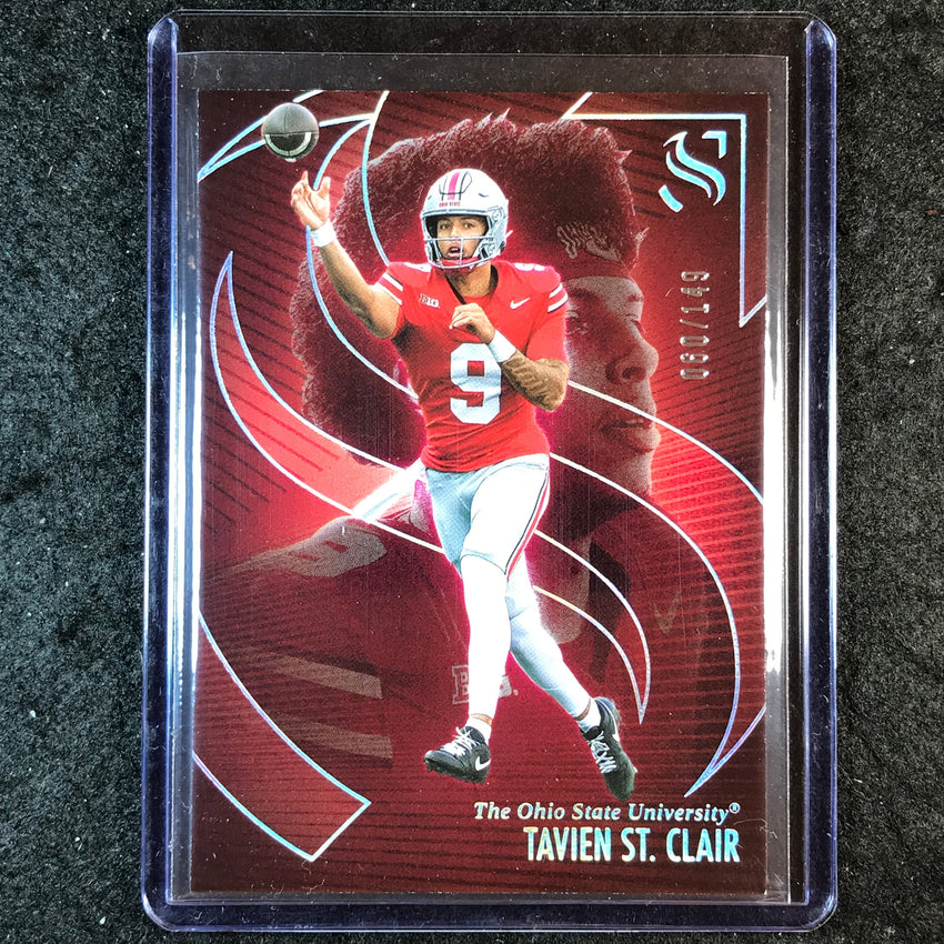 2025 Silhouette Football TAVIEN ST. CLAIR Base Holo Silver 60/149 #12