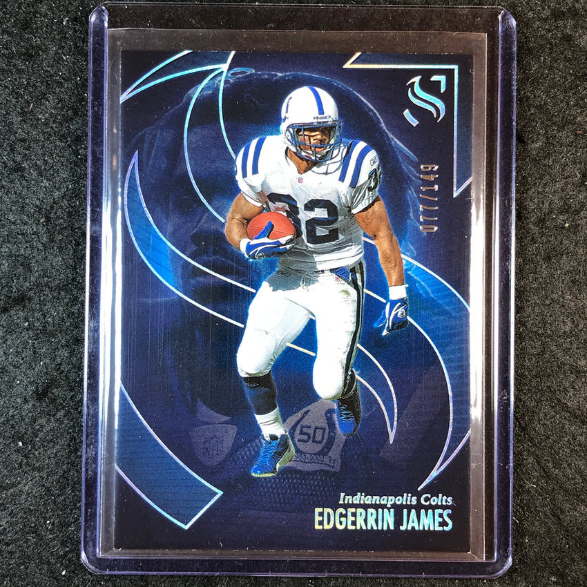 2025 Silhouette Football EDGERRIN JAMES Base Holo Silver 77/149 #25