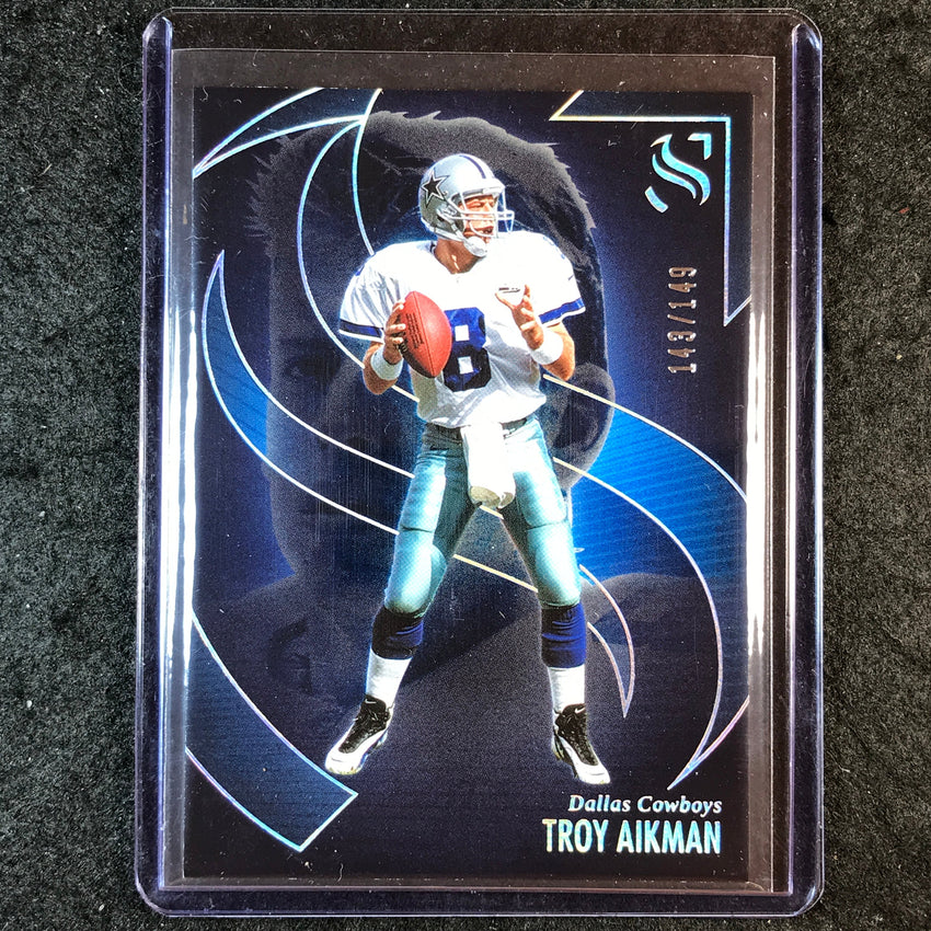 2025 Silhouette Football TROY AIKMAN Base Holo Silver 143/149 #41