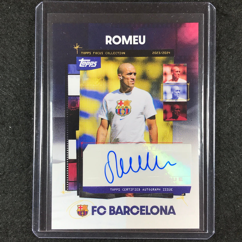 2023-24 Topps Focus Barcelona ORIOL ROMEU Snapshots Auto #OR