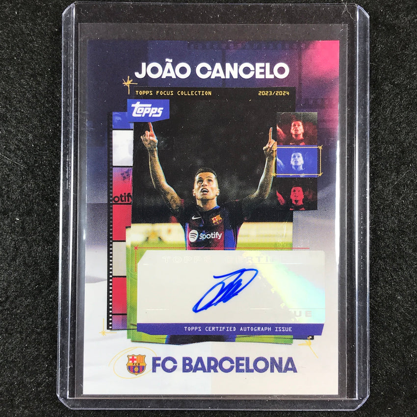 2023-24 Topps Focus Barcelona JOAO CANCELO Snapshots Auto #JC