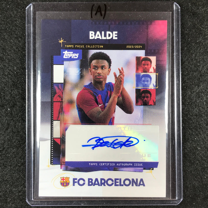 2023-24 Topps Focus Barcelona ALEJANDRO BALDE Snapshots Auto #BA (A)