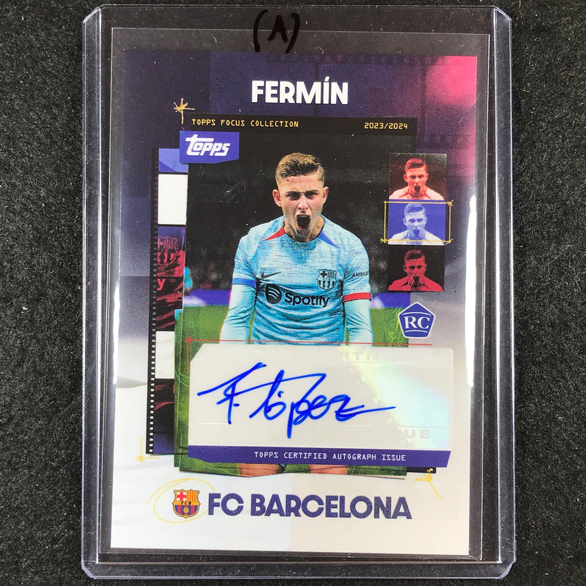 2023-24 Topps Focus Barcelona FERMIN LOPEZ Snapshots Rookie Auto #FL (A)