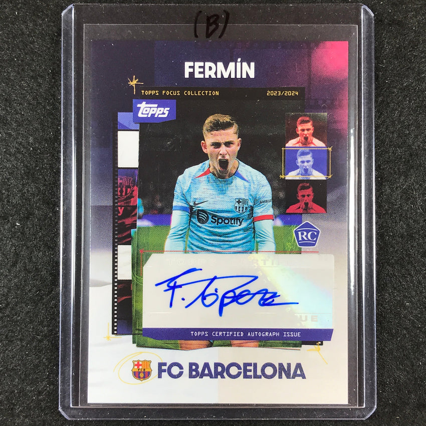 2023-24 Topps Focus Barcelona FERMIN LOPEZ Snapshots Rookie Auto #FL (B)