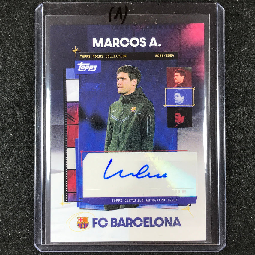 2023-24 Topps Focus Barcelona MARCOS ALONSO Snapshots Auto #MA (A)
