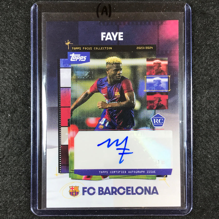 2023-24 Topps Focus Barcelona MIKAYIL FAYE Snapshots Rookie Auto #MF (A)