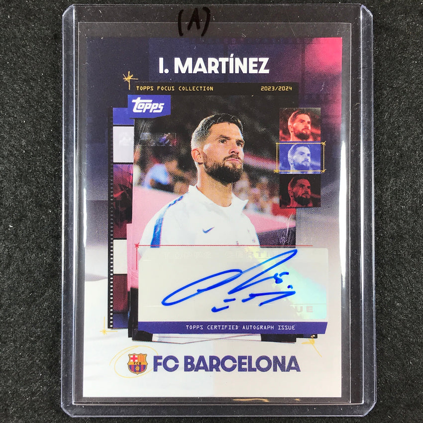 2023-24 Topps Focus Barcelona INIGO MARTINEZ Snapshots Auto #IM (A)