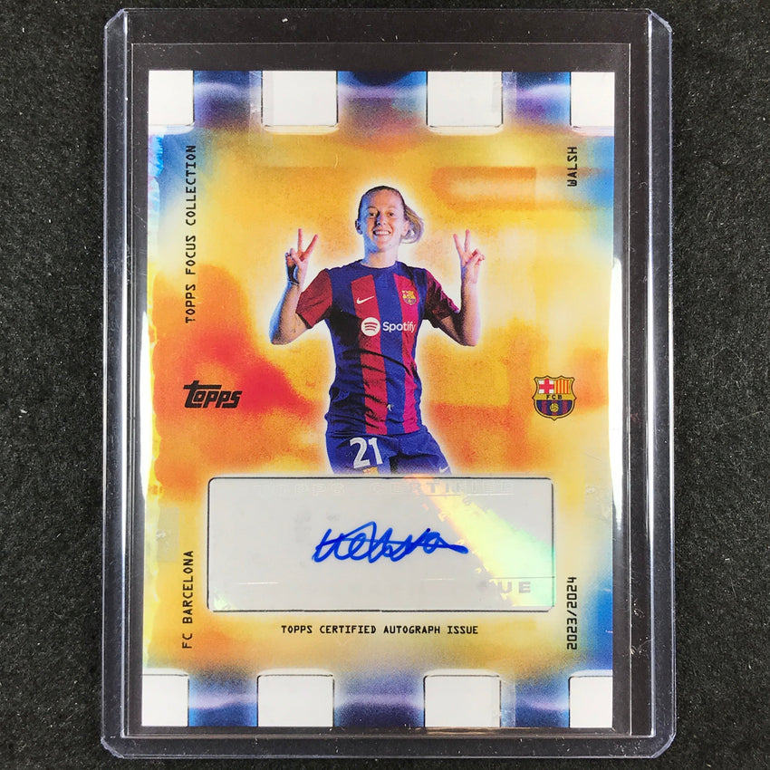 2023-24 Topps Focus Barcelona KEIRA WALSH Golden Hour Auto #WA