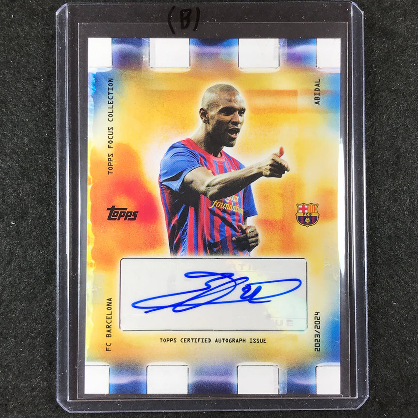 2023-24 Topps Focus Barcelona ERIC ABIDAL Golden Hour Auto #AB (B)