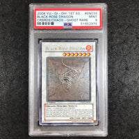 PSA 9 Black Rose Dragon - CSOC-EN039 - Ghost Rare 1st Edition 976