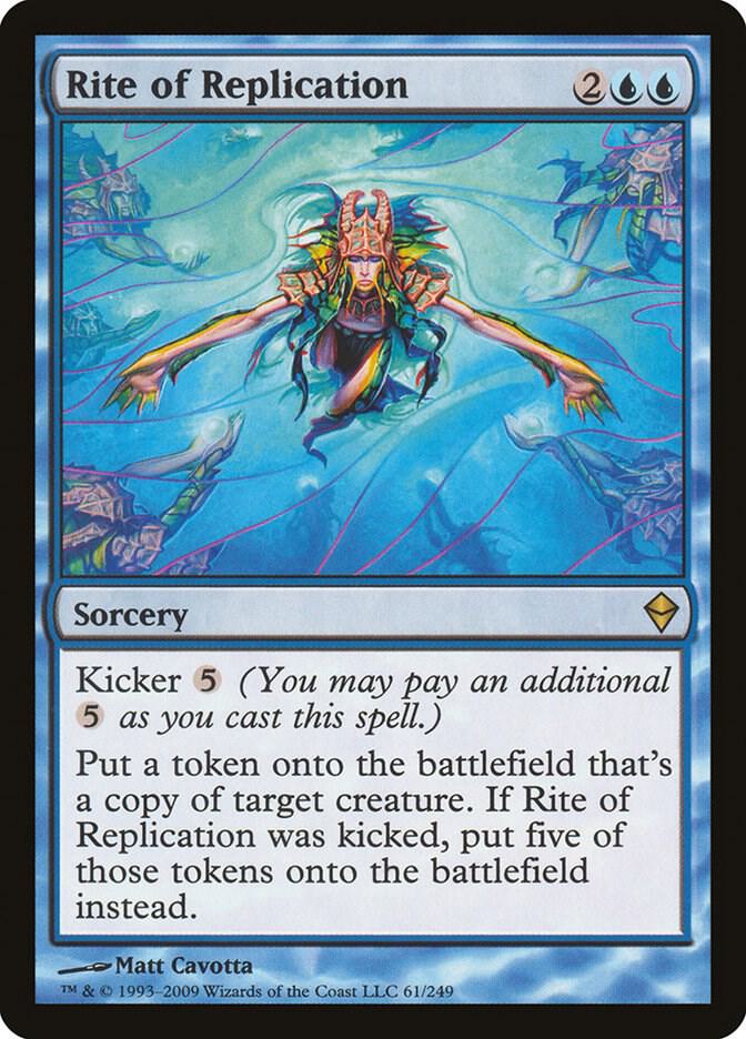 FOIL Rite of Replication - 61/249 - Rare Zendikar