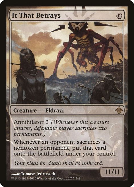 It That Betrays - 7/248 - Rare Rise Of The Eldrazi