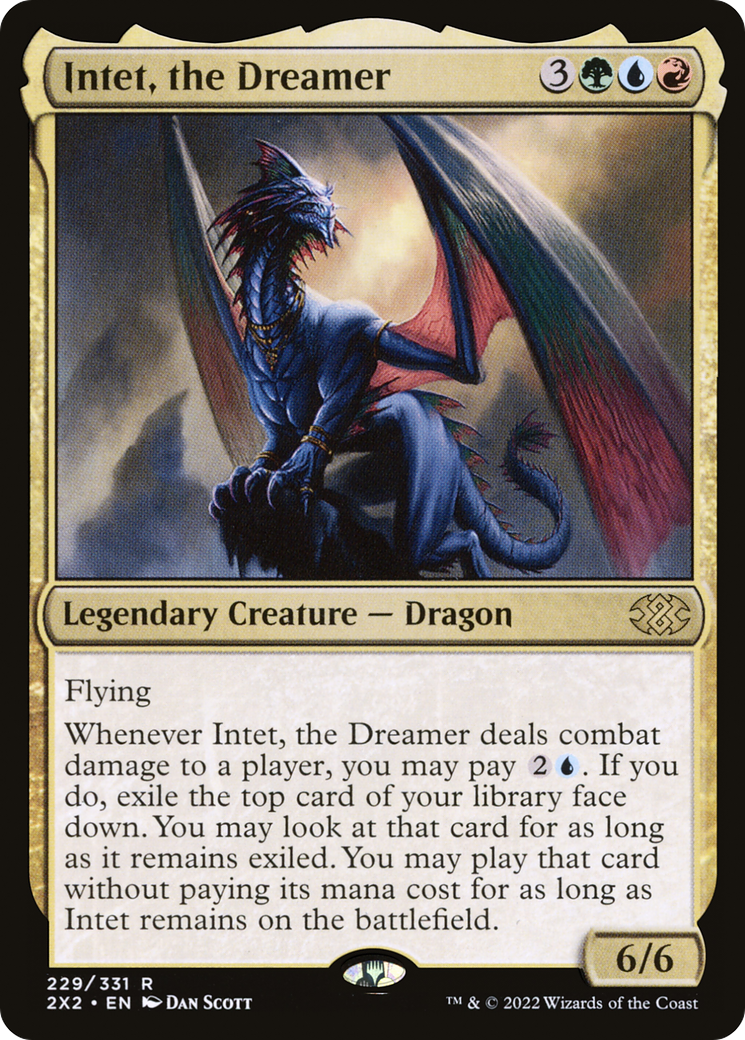 [FOIL] Intet, the Dreamer #229 - RARE 2X2 - Double Masters 2022