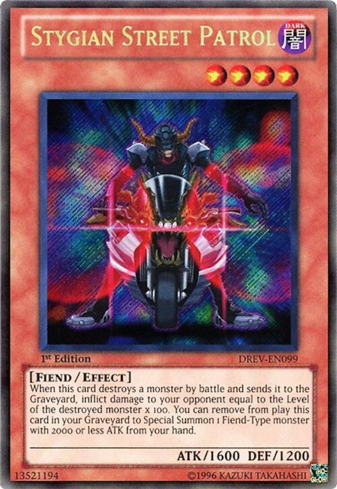 Stygian Street Patrol - (DREV-EN099) - Secret Rare  1st Edition