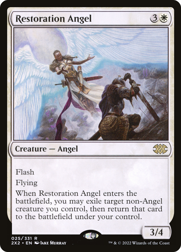 Restoration Angel #025 - RARE 2X2 - Double Masters 2022