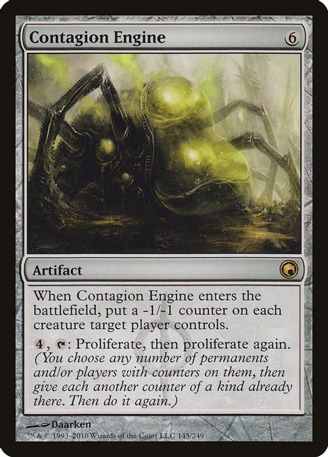 Contagion Engine - 145/249 - Rare Scars Of Mirrodin