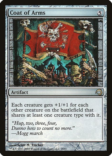 Foil Coat Of Arms - 29/41 - Rare Premium Deck Series Slivers