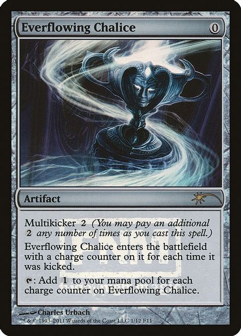 Foil Everflowing Chalice - 1/12 - Friday Night Magic Promo