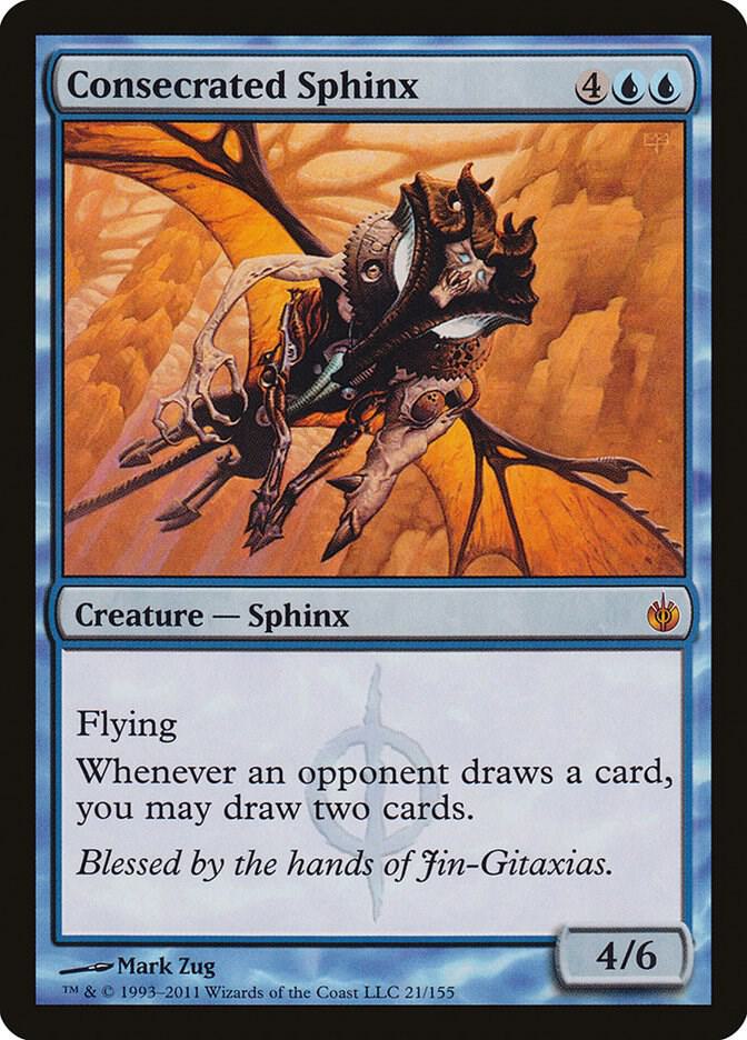 Consecrated Sphinx - 21/155 - Mirrodin Besiged