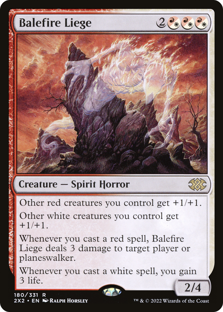 [FOIL] Balefire Liege #180 - RARE 2X2 - Double Masters 2022