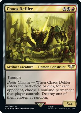 Chaos Defiler - 110/168 - Rare Universes Beyond: Warhammer 40,000