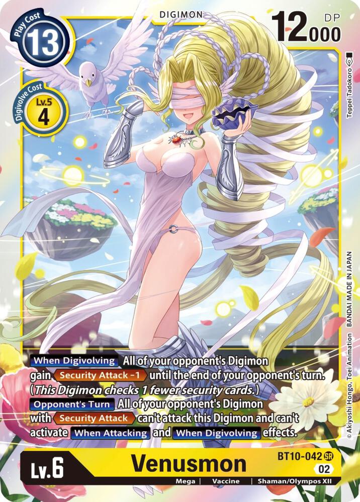 Venusmon - BT10-042 - SR - Super Rare Xros Encounter