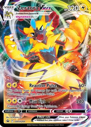 Zeraora VMAX - SWSH264 - Pokemon SWSH Sword & Shield Promo