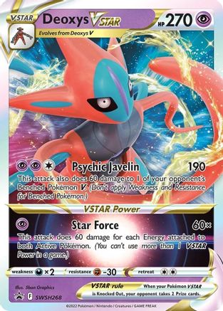 Deoxys VSTAR - SWSH268 - Pokemon SWSH Sword & Shield Promo