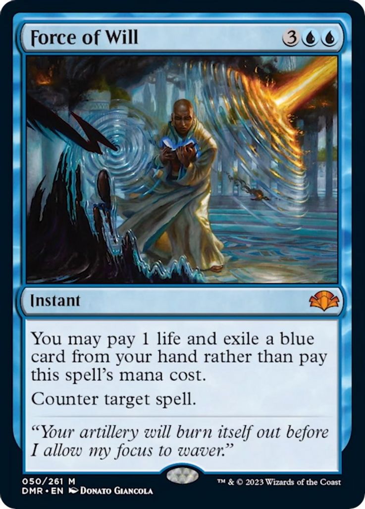 Foil Force Of Will 050/261 - Mythic Dominaria Remastered