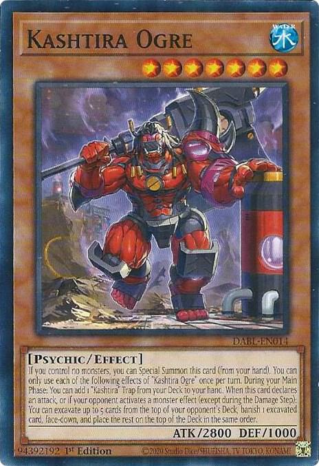 PLAYSET (3) 3x Kashtira Ogre - DABL-EN - Common 1st Edition