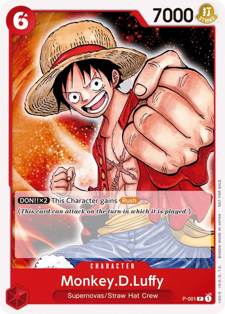Monkey.D.Luffy - P-001 - Promotion Pack 2022 Promo
