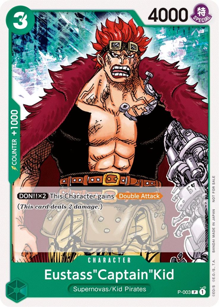 Eustass Captain Kid - P-003 - Promotion Pack 2022 Promo