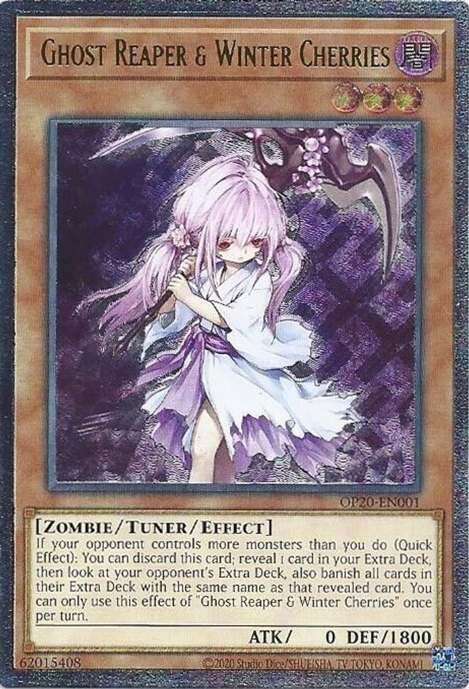Ghost Reaper & Winter Cherries - (OP20-EN001) - Ultimate Rare